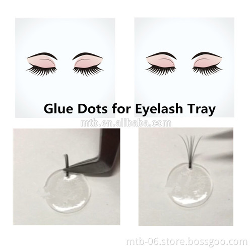 Silk Eyelash Extension Removable Glue Dots